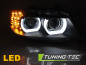 Preview: Xenon LED Angel Eyes Scheinwerfer für BMW 3er E90/E91 LCI 09-11 schwarz mit LED Blinker